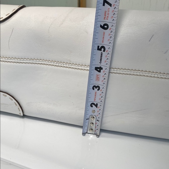 TO BE G PIRENZE White Leather Satchel Made in Italy - Picture 8 of 14